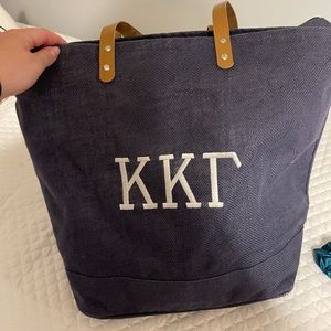 Navy Toni Kappa Kappa Gamma tote bag